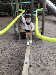 Max at the playground of the Roompot De Katjeskelder holiday park