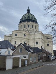 Northwest side of the Oudenbosch Basilica, viewed from the Julianalaan street