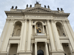 Facade of the Oudenbosch Basilica at the Markt square