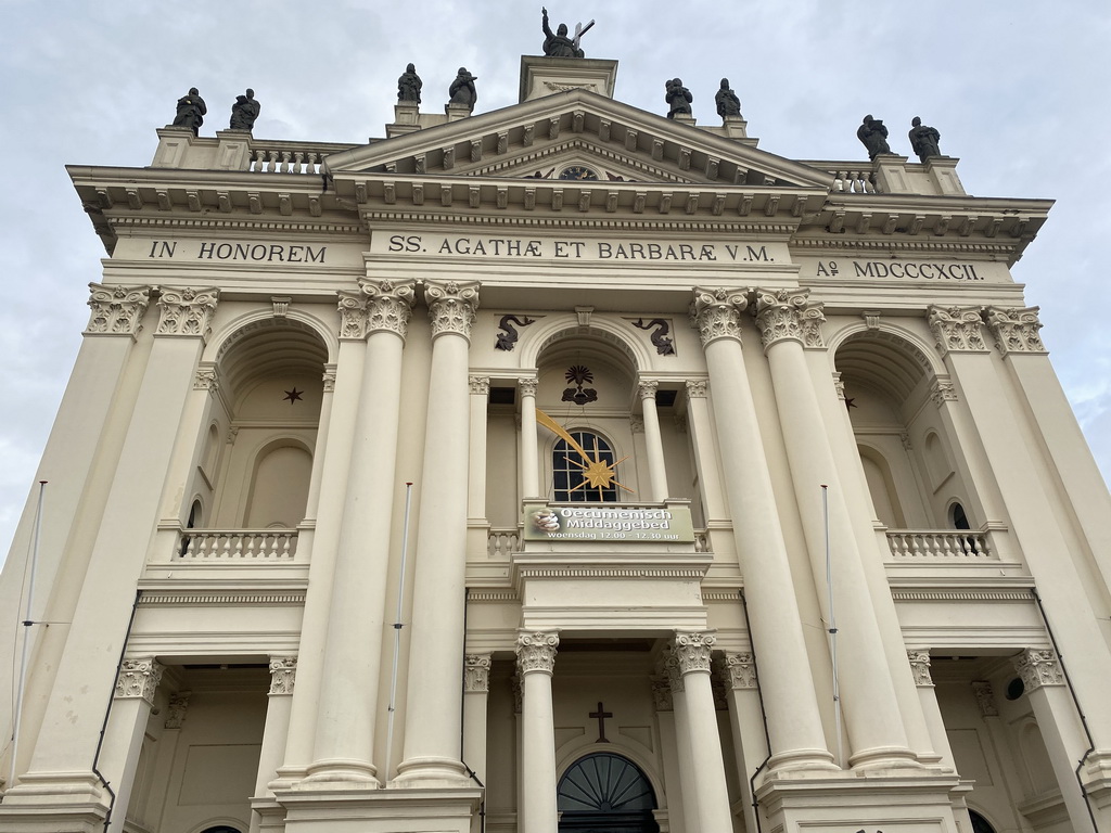 Facade of the Oudenbosch Basilica at the Markt square