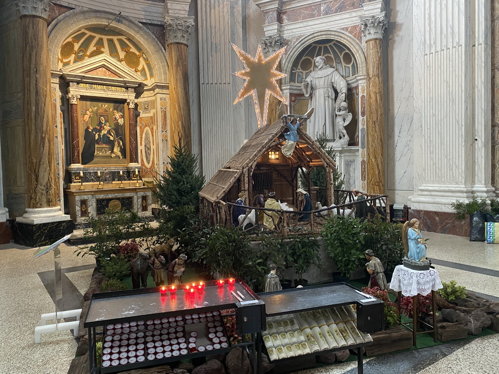 Nativity at the west transept of the Oudenbosch Basilica