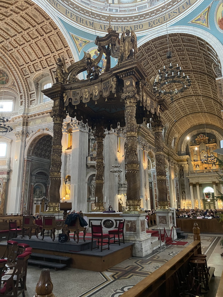 Altar and baldachin of the Oudenbosch Basilica