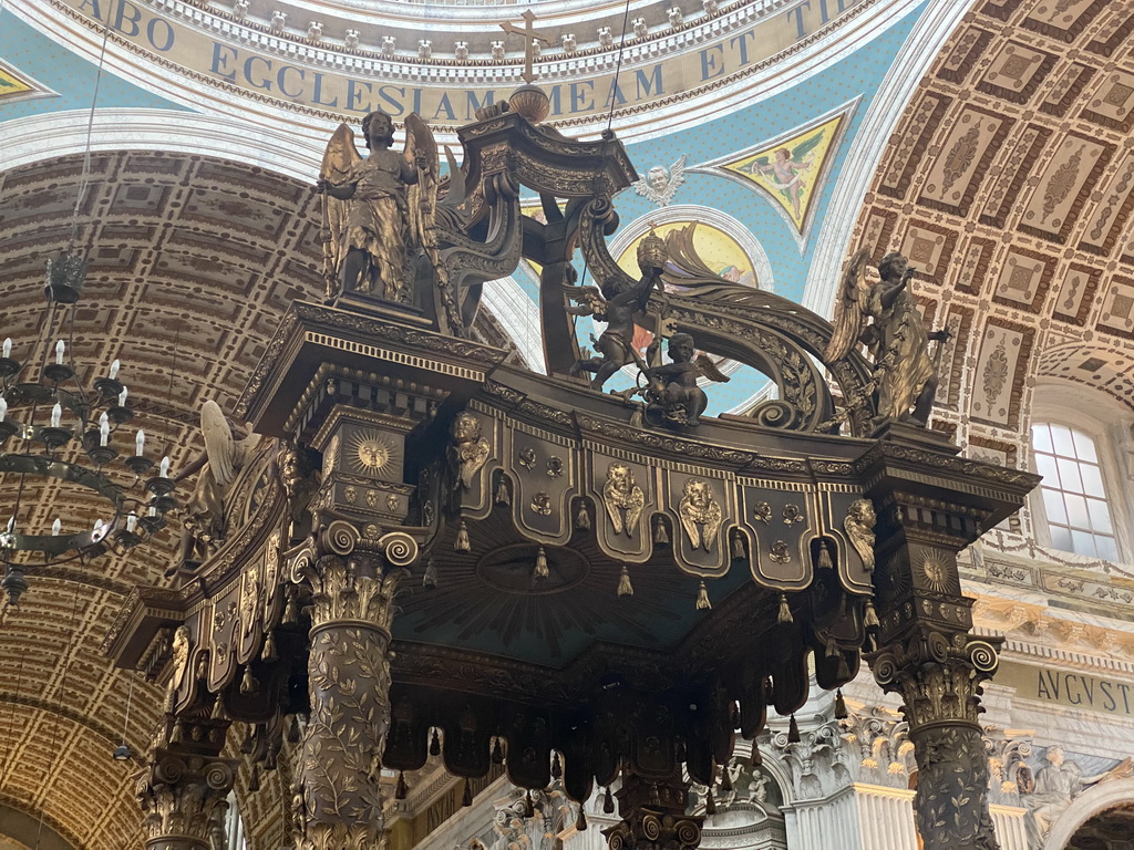 Top part of the baldachin of the Oudenbosch Basilica