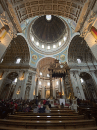 Transept, altar and baldachin of the Oudenbosch Basilica, viewed from the east transept