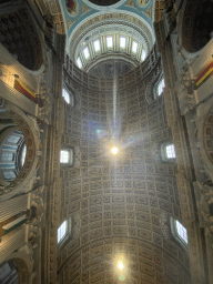 Ceiling of the nave and the dome of the Oudenbosch Basilica