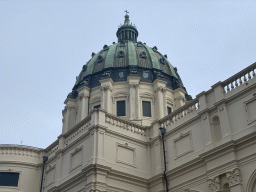 Dome of the Oudenbosch Basilica, viewed from the Pastoor Hellemonsstraat street