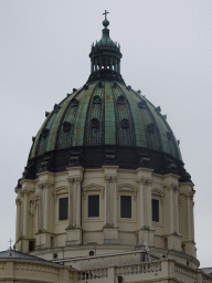 Dome of the Oudenbosch Basilica, viewed from the parking lot at the Julianalaan street