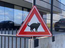 Sign in front of the house at the Viane street