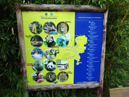 Information on the Dutch Zoo Federation at the entrance to ZooParc Overloon