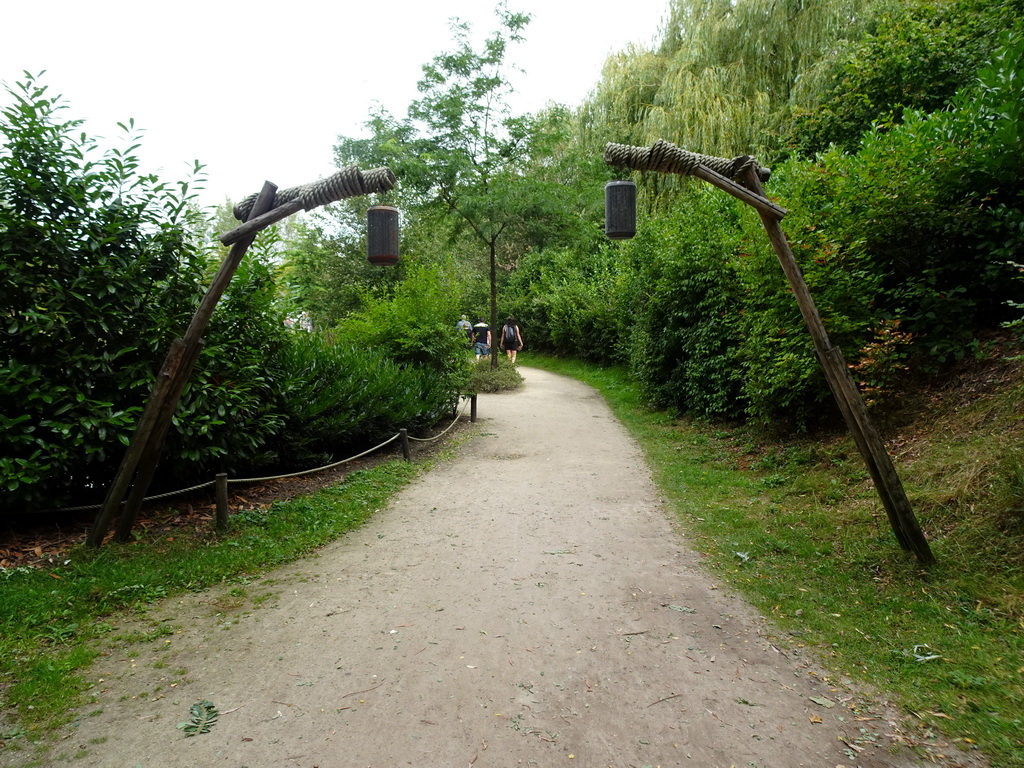 Entrance to the Jangalee area at ZooParc Overloon