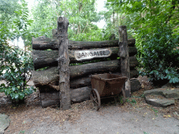 Sign at the entrance to the Jangalee area at ZooParc Overloon