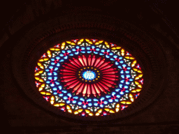 Rose window at the Palma Cathedral