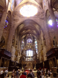 Choir, apse and altar of the Palma Cathedral