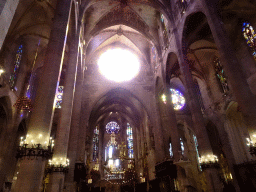 Nave and apse of the Palma Cathedral