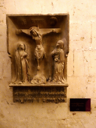 Relief at the Vermells` Sacristy at the Palma Cathedral