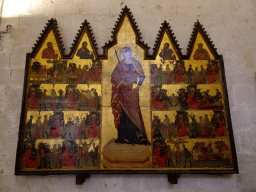 Painting at the Gothic Chapter House at the Palma Cathedral