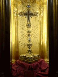 The Reliquary of the True Cross at the Baroque Chapter House at the Palma Cathedral, with explanation