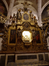 Paintings and statues at the Chapel of Our Lady of Piety at the Palma Cathedral