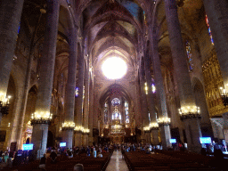 Nave and apse of the Palma Cathedral