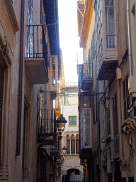Balconies at the Carrer del Deganat street