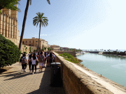 The Passeig Dalt Murada street and the Parc de la Mar