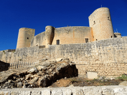The east side of the Castell de Bellver castle