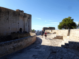 The northwest side of the Castell de Bellver castle