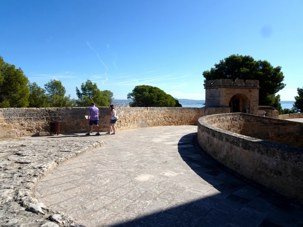 The northeast gate of the Castell de Bellver castle