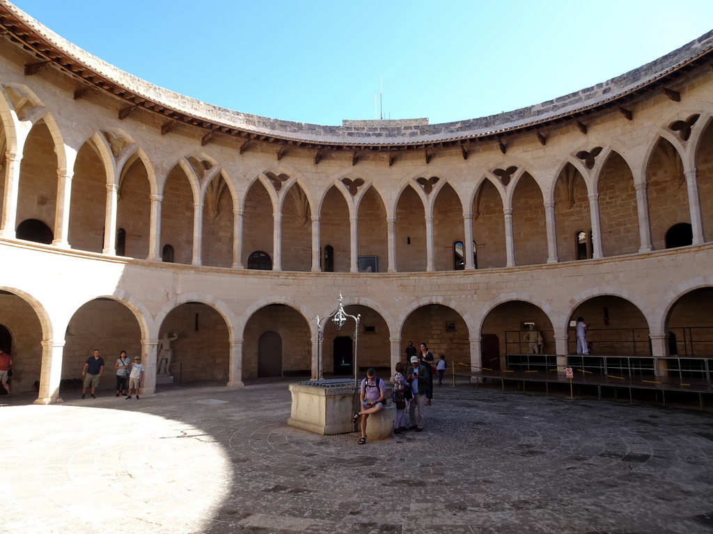 The inner square of the Castell de Bellver castle