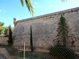 Northwest side of the Bastió de Sant Pere bastion, viewed from the Parc de Sa Feixina