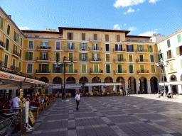 Northwest side of the Plaça Major square