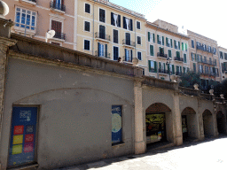 Shops at the Carrer de Sant Domingo street