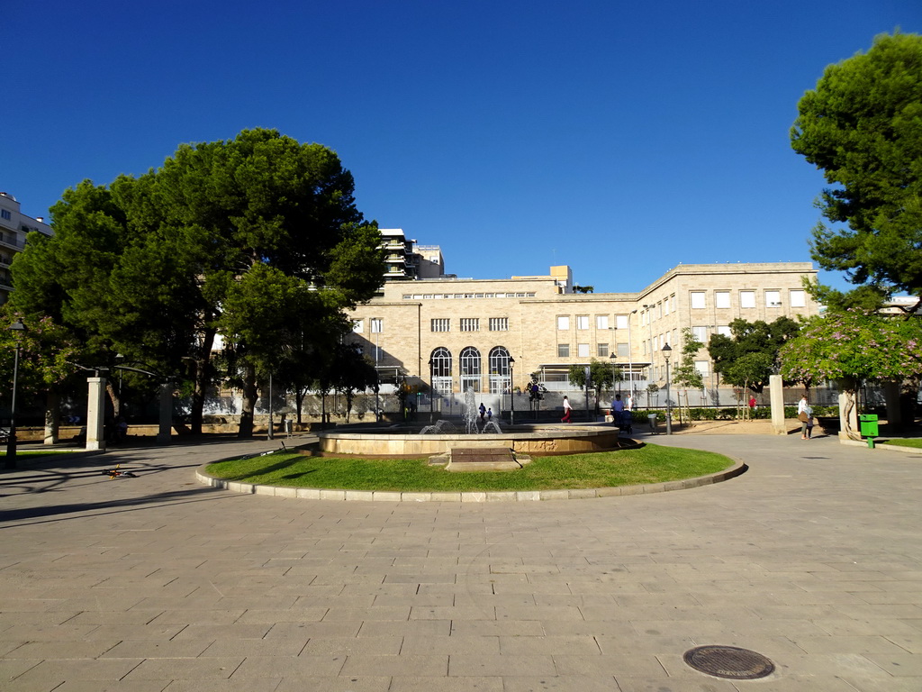 Fountain at the north side of the Parc de Sa Feixina and the front of the CEIP Rei Jaume I school