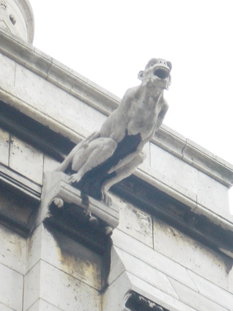 Gargoyle on the Basilique du Sacré-Coeur church