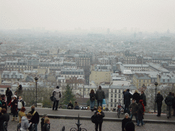 View on the city center from the Basilique du Sacré-Coeur church