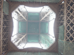 The Eiffel Tower from below