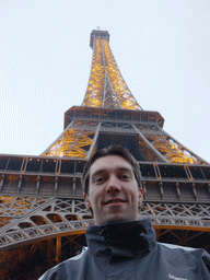 Tim and the Eiffel Tower