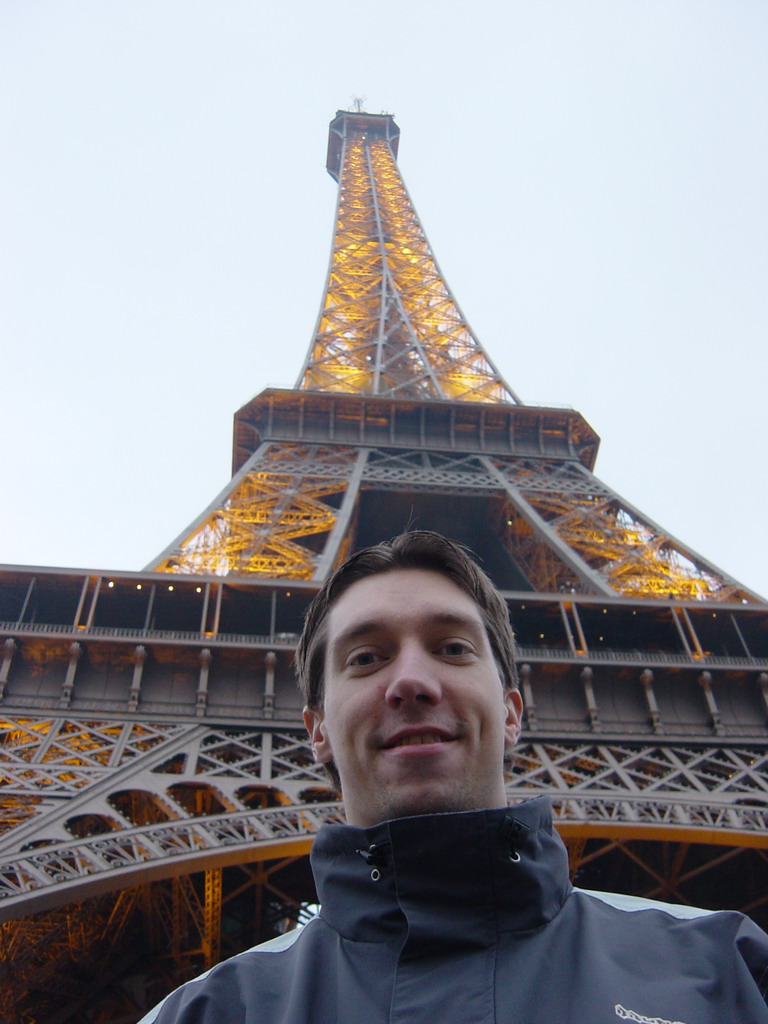 Tim and the Eiffel Tower