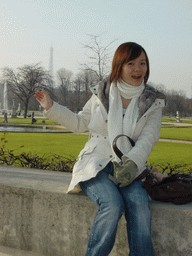 Miaomiao at the Tuileries Garden