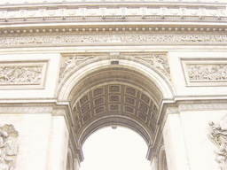 Top part of the Arc de Triomphe