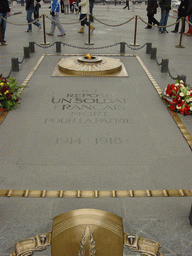 Tomb of the Unknown Soldier beneath the Arc de Triomphe