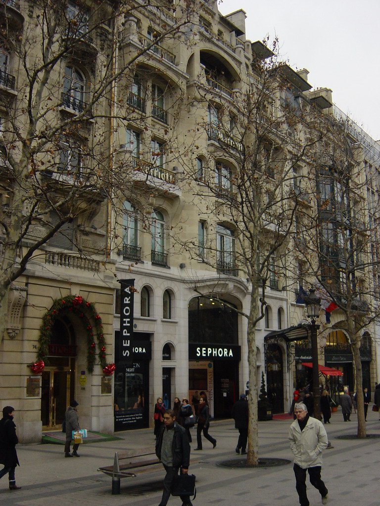 Sephora shop at the Avenue des Champs-Élysées