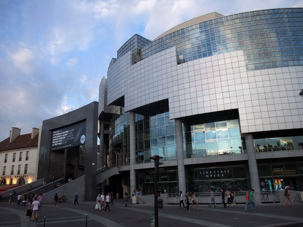 The Opéra Bastille at the Place de la Bastille square