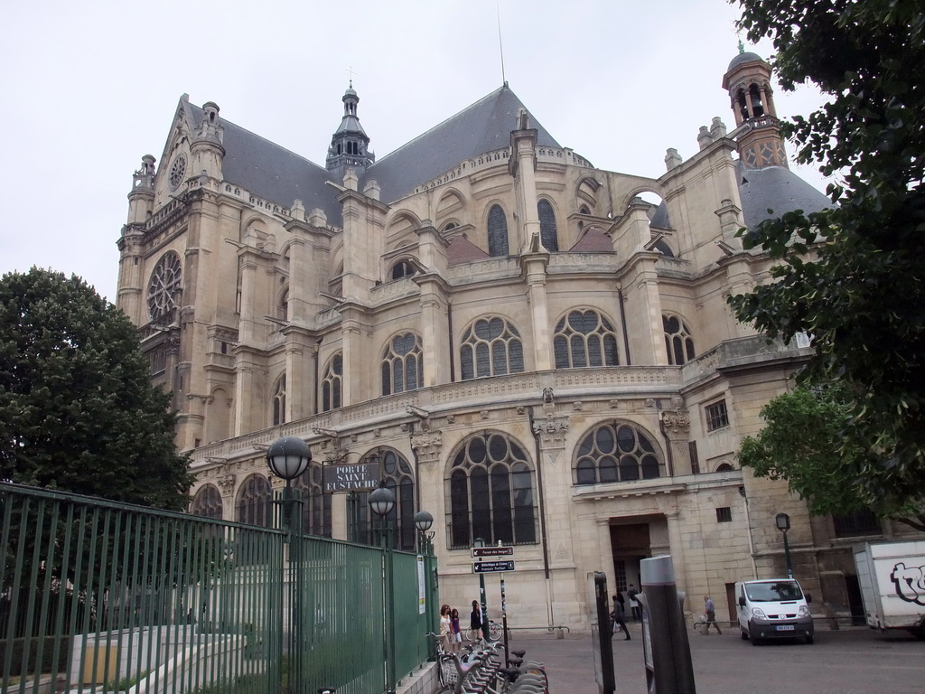 The Église Saint-Eustache church