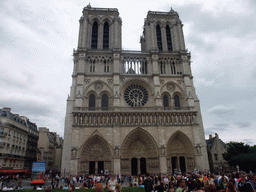 Front of the Cathedral Notre Dame de Paris