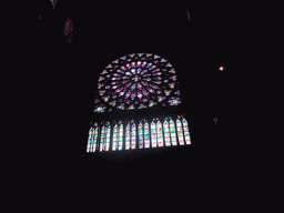 The South Rose Window in the Cathedral Notre Dame de Paris