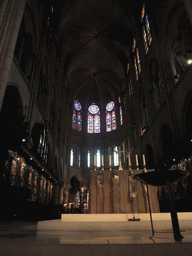 Apse, Choir and Altar of the Cathedral Notre Dame de Paris