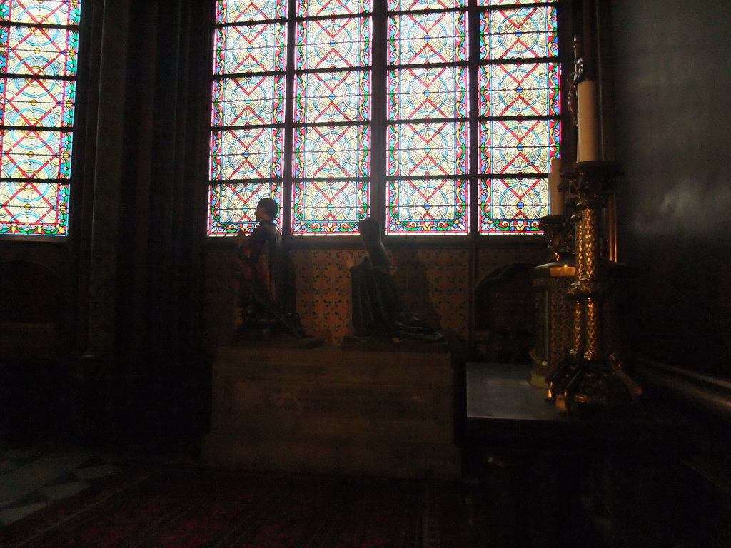 Side chapel in the Cathedral Notre Dame de Paris