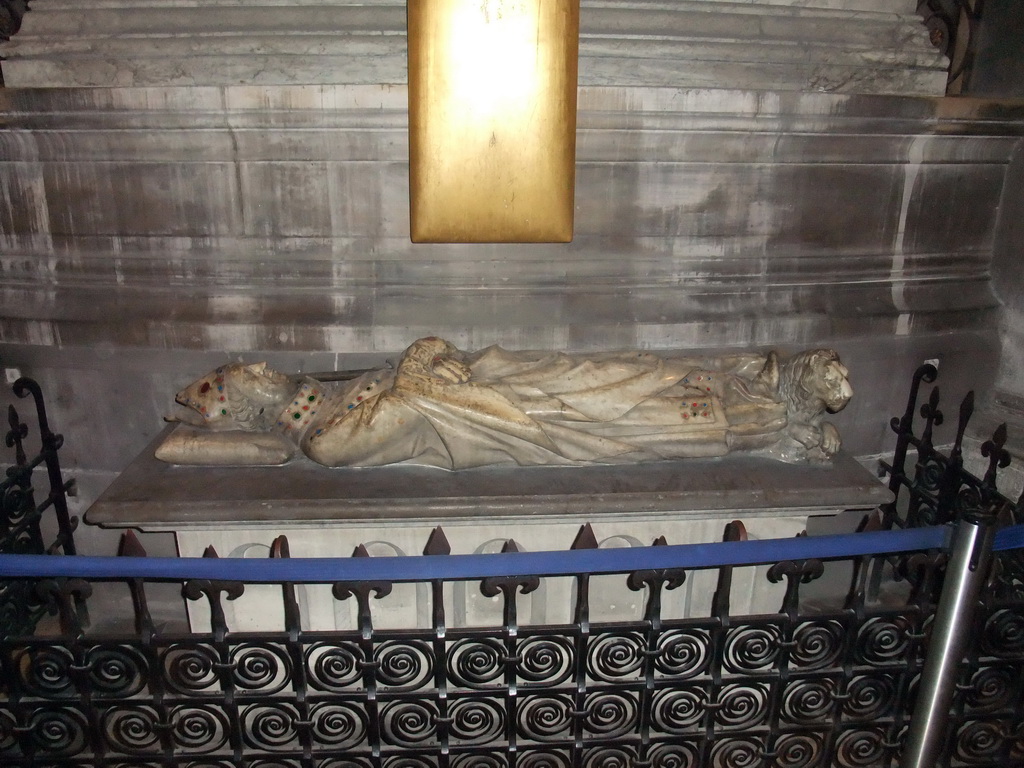 Tomb in the Cathedral Notre Dame de Paris
