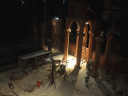 Scale model of the Cathedral Notre Dame de Paris during construction, in the Apse of the Cathedral Notre Dame de Paris